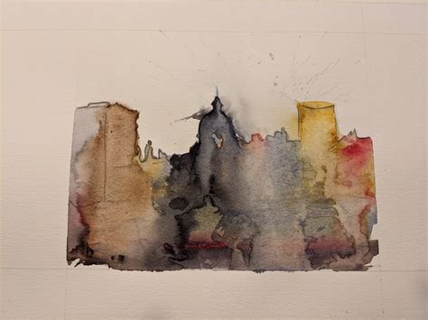 Early Watercolor Paintings Clark Feusier