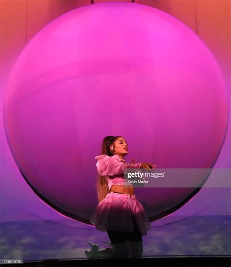 Ariana Grande Performs Onstage During The Sweetener World Tour