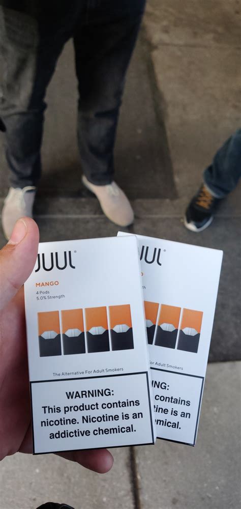 Each juulpod should deliver around 200 puffs before it needs changing. Mango On Deck : juul