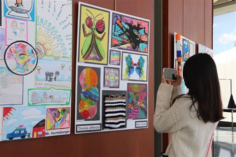 Town Hall Exhibit Spotlights Basd Student Art The Brown And White