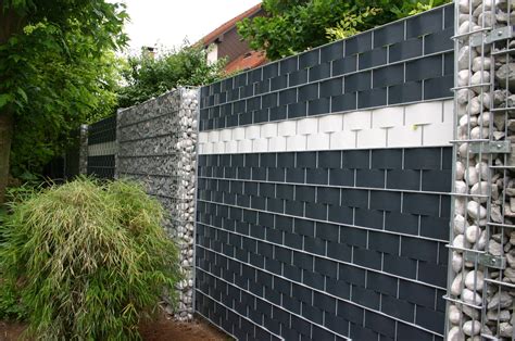 Glas und stein zaun gemischt terrasse zaun sichtschutzzaun garten zaun garten. Gartenzaun Aus Steinen Und Glass* / Gartenzaun Selber ...