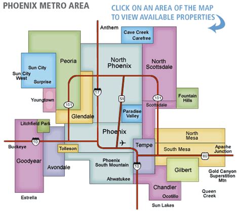 Phoenix Metro Map