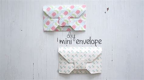 Diy Mini Envelope The Crafter Connection