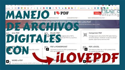 💥 Como Usar Ilovepdf Para Unir Separar Y Comprimir Archivos Digitales