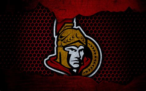 Select from premium ottawa senators of the highest quality. Download wallpapers Ottawa Senators, 4k, logo, NHL, hockey ...