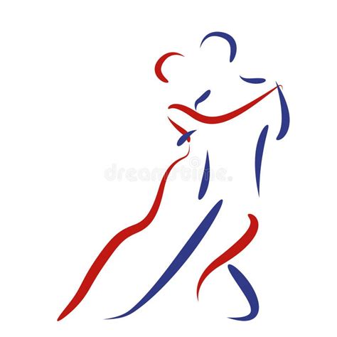 Logo De Couples De Danse Illustration De Vecteur Illustration Du