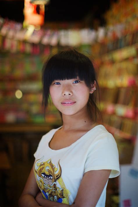 Beautifull Chinese Girl Working In Library Ping Yao Shan Flickr