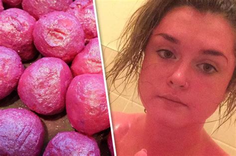 Girls Skin Stained Pink For Three Days After Misusing Lush Product