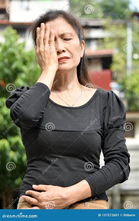 Shameful Older Asian Grandma Stock Image Image Of Aging Grammas