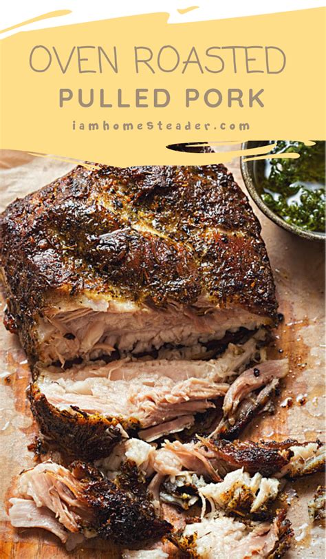 Most of the recipe time is relaxing while the ribs bake in the oven. Oven roasted pulled pork | Recipe | Pulled pork recipes ...