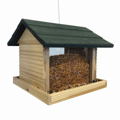 This product is out of stock. North States Industries, Inc. Wood Log Cabin Bird Feeder