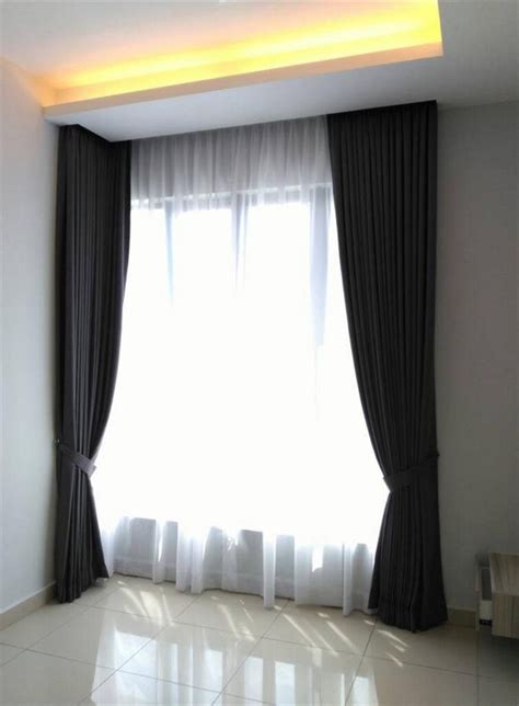 Panel pair curtains feature two separate curtain panels. CURTAINS-BLACKOUT 2 PANEL WINDOW (5 FEET) | Building ...