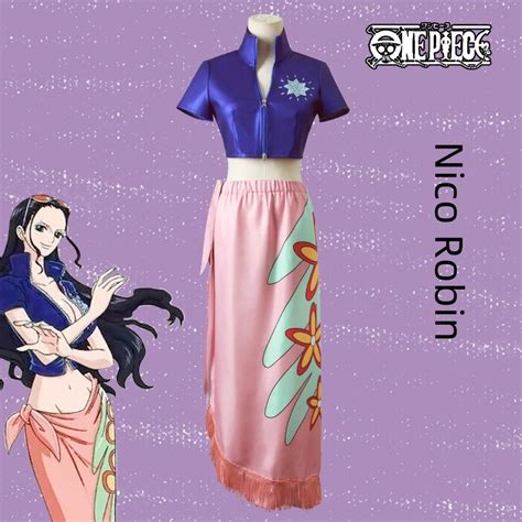one piece nico robin cosplay costume dress outfits halloween carnival suit for girls shopee