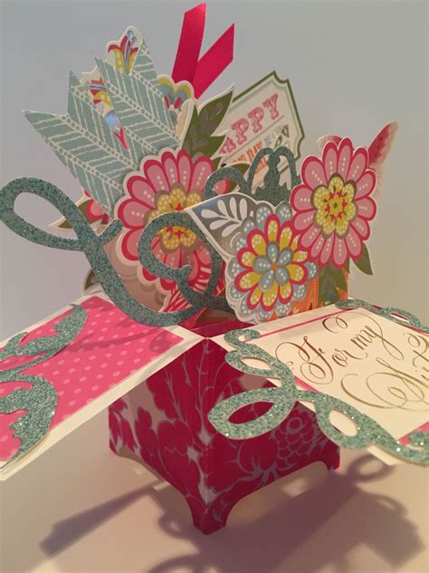 This makes a wonderful box card. Anna Griffin Window Box Card Making Kit with Dies by Jane ...