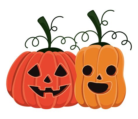 Halloween Pumpkins Cartoons Design 1776890 Vector Art At Vecteezy