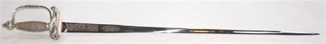 Sterling Silver George Washington Inaugural Sword By Us Historical