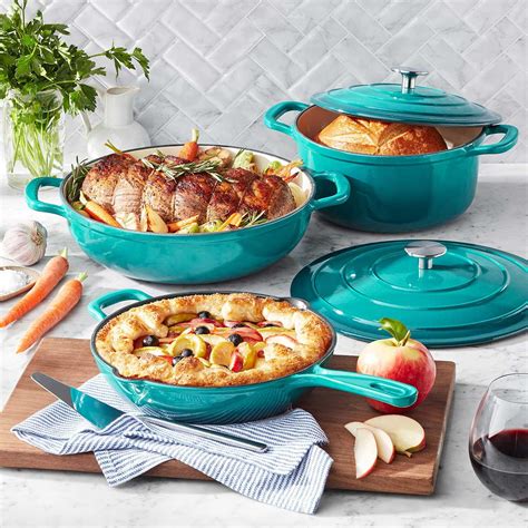 The Members Mark 5 Piece Enamel Cast Iron Set Is A Kitchen Essential