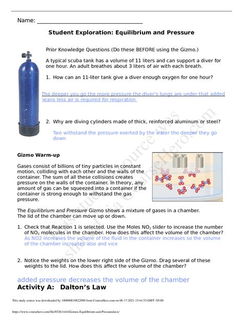 Turns an unsecure link into an anonymous one! Gas Law Gizmo Sheet Answers / Gizmo Boyle Charles Law ...