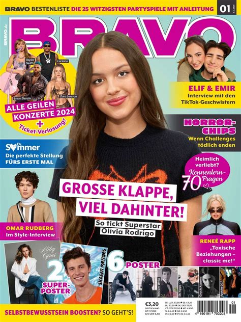 Olivia Rodrigo Bravo Magazine January Issue Celebmafia