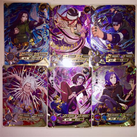 Kayou Genuine Naruto Or Card Red Lotus Uzumaki Naruto Sasuke Ghost