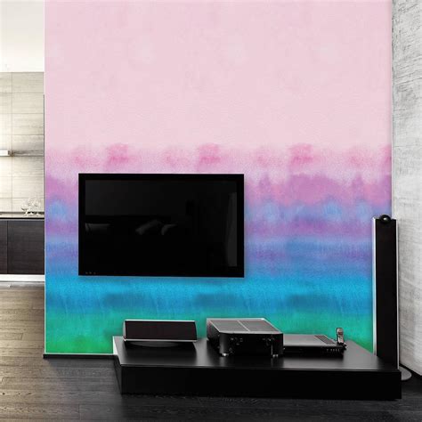 Rainbow Watercolour Self Adhesive Wallpaper
