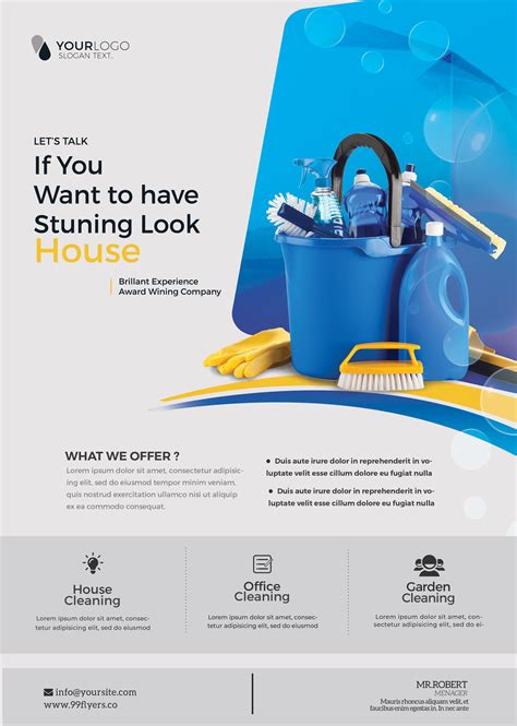 Maybe you would like to learn more about one of these? Cleaning Service Flyer Free PSD Template in 2020 (With ...