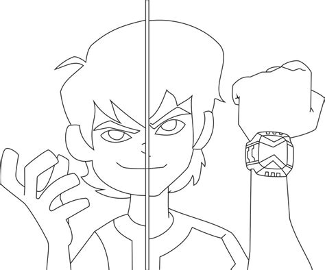 Ben 10 Omniverse Coloring Pages at GetDrawings | Free download