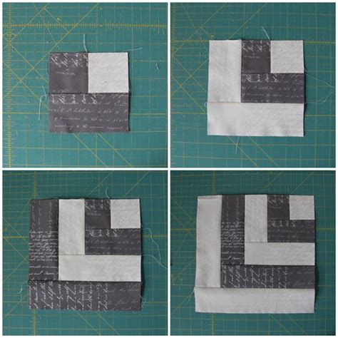 It is a easy block to make, but it is time consuming! Grayscale Quilt block tutorial | Quilt block tutorial, Log ...