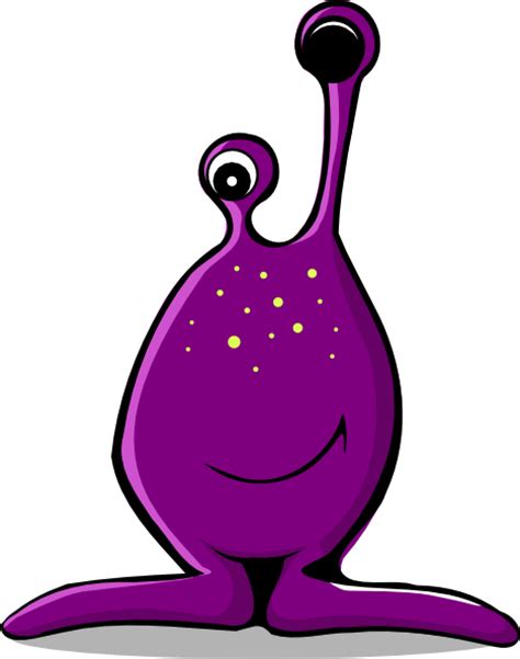 Purple Alien Clip Art At Vector Clip Art Online Royalty