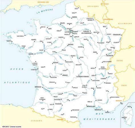 Le point le plus haut de france est le mont blanc situé dans les alpes et culminant à 4 810,45 m. Vacances - France - Fleuves - Arts et Voyages