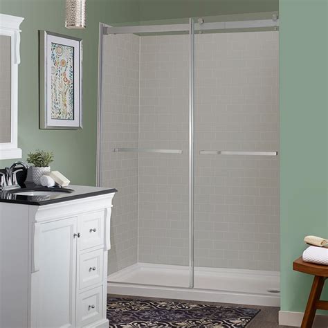 Lagoon shower and tub doors are protected by h2off, an industry leading clean glass technology, providing a water repellent and stain… Foremost Lagoon 60 in. x 76 in. Left Drain Alcove Shower ...
