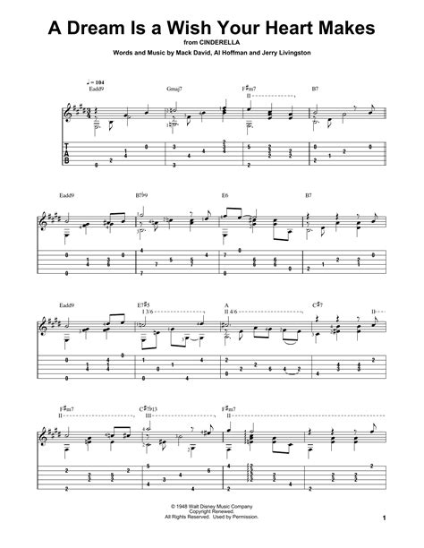 A Dream Is A Wish Your Heart Makes (from Cinderella) by Ilene Woods