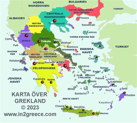 Karta Ver Grekland