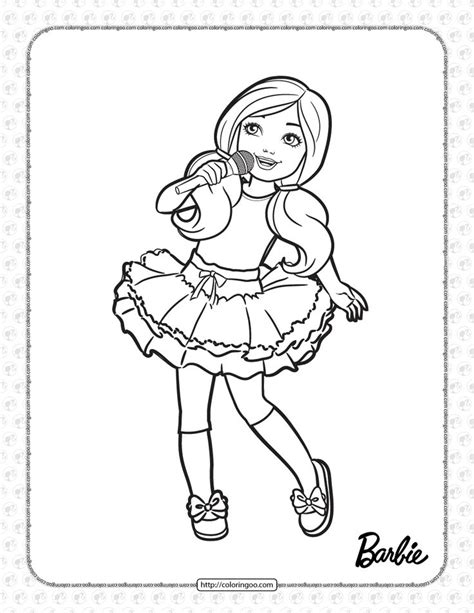 List Of Barbie Chelsea Coloring Pages References Cosjsma