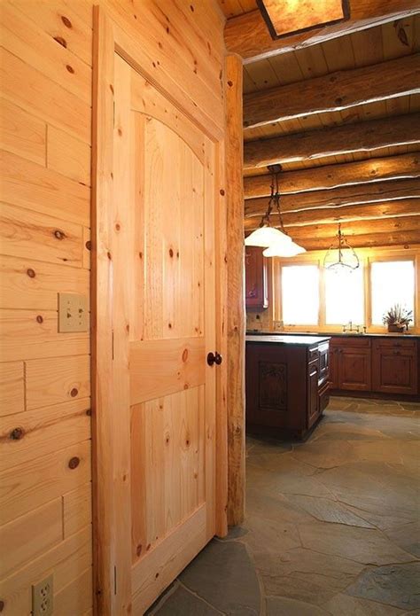 Hundreds of wood moulding profiles available in maple, oak, alder, cherry and poplar. Knotty pine door | Knotty pine doors, Knotty pine paneling