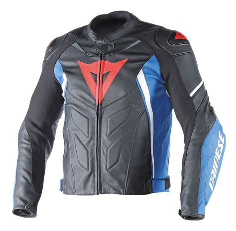 It stands out for its durability and cool look. $649.95 Dainese Mens Avro D1 Armored Leather Jacket #1074014