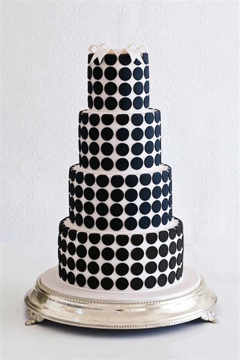 Black And White Wedding Ideas To Love Polka Dot Cakes Summer Wedding