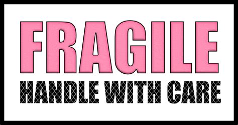 Click on the different category headings to find out more and change our default settings. Pink Fragile Handle With Care Labels | Fragile label ...