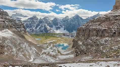 First Snow Sentinel Pass Banff National Park Canada Photograph By