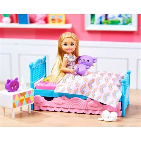 Barbie Club Chelsea Doll And Bedroom Playset 3 Yrs Ocado