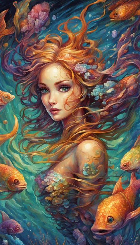 Fantastic Magical Mermaid Ai Generated Artwork Nightcafe Creator