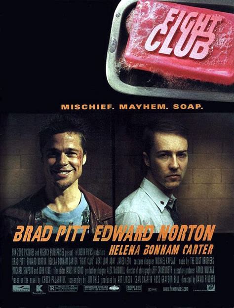 Brad Pitt Fight Club Poster