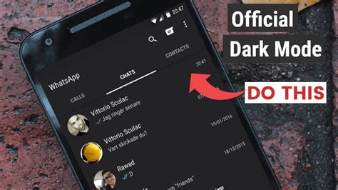 Whatsapp dark mode has also arrived for android users, and activating it is simple. Get Official WhatsApp Dark Mode & Bypass Play Services ...