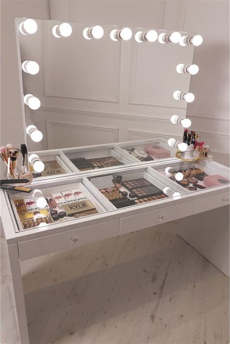 Brilliant Glass Makeup Vanity Table Small Bathroom Mirrors