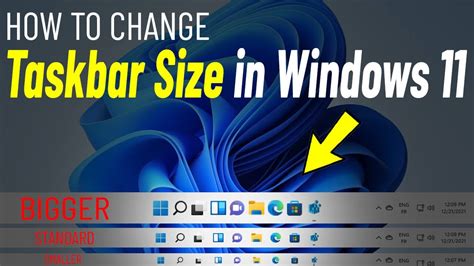 Change Taskbar Size In Windows 11 Make Taskbar Smaller Standard Or