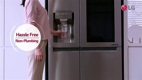 Usha dispenser floor standing (3 tap ) 18ufs. LG InstaView Door-in-Door™: Water Dispenser - YouTube