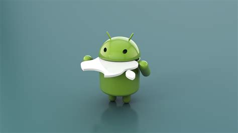 Android Eating Apple 3d Wallpapers Pics