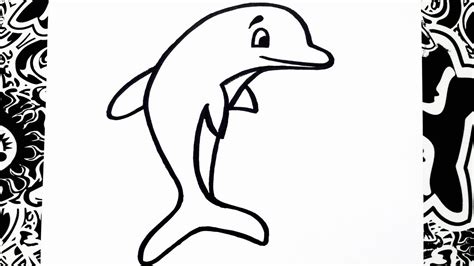 Como Dibujar Un Delfin How To Draw Dolphin Youtube
