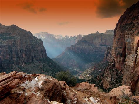 Wallpaper Id 285177 Zion Park Utah Mountains Landscape Scenic Sunset