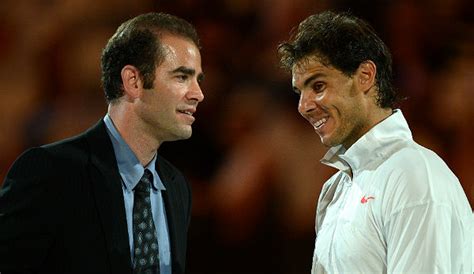 An der tür zum centre court warteten pete sampras, damals knapp 30 jahre alt, und der zehn jahre jüngere roger federer auf das zeichen. Pete Sampras glaubt an Rafael Nadal im Grand-Slam-Titelrennen